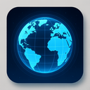 icon_transportation_globe_futuristic icon preview