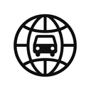 icon_transportation_globe_monochrome icon preview