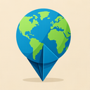 icon_transportation_globe_origami icon preview