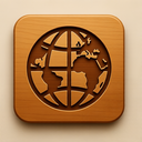 icon_transportation_globe_wooden icon preview