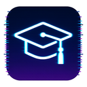 icon_transportation_graduation_cap_digital_glitch icon preview