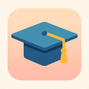 icon_transportation_graduation_cap_flat_pastel icon preview