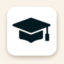 icon_transportation_graduation_cap_minimalist icon preview
