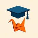 icon_transportation_graduation_cap_origami icon preview