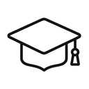 icon_transportation_graduation_cap_outline icon preview