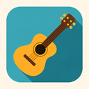 icon_transportation_guitar_flat_design icon preview