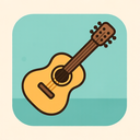 icon_transportation_guitar_flat_pastel icon preview