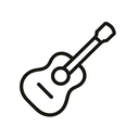 icon_transportation_guitar_minimal_outline icon preview