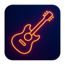 icon_transportation_guitar_neon icon preview