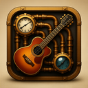 icon_transportation_guitar_steampunk icon preview