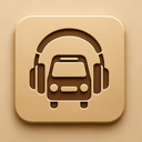 icon_transportation_headphones_embossed icon preview