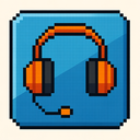icon_transportation_headphones_pixel_art icon preview