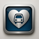 icon_transportation_heart_metallic icon preview