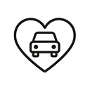 icon_transportation_heart_minimal_outline icon preview