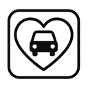 icon_transportation_heart_monochrome icon preview