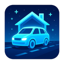 icon_transportation_house_futuristic icon preview
