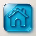 icon_transportation_house_glassy icon preview