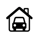 icon_transportation_house_monochrome icon preview