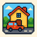 icon_transportation_house_pixel_art icon preview
