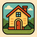 icon_transportation_house_retro icon preview