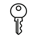 icon_transportation_key_minimal_outline icon preview