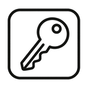 icon_transportation_key_outline icon preview