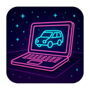 icon_transportation_laptop_cyberpunk icon preview