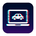 icon_transportation_laptop_digital_glitch icon preview