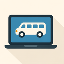 icon_transportation_laptop_flat_design icon preview