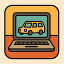 icon_transportation_laptop_retro icon preview