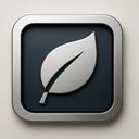 icon_transportation_leaf_metallic icon preview