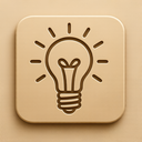 icon_transportation_light_bulb_embossed icon preview