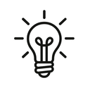 icon_transportation_light_bulb_minimal_outline icon preview