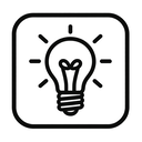 icon_transportation_light_bulb_monochrome icon preview