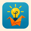 icon_transportation_light_bulb_origami icon preview