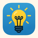 icon_transportation_light_bulb_rounded icon preview