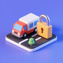 icon_transportation_lock_3d_isometric icon preview