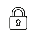 icon_transportation_lock_thin icon preview