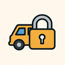 icon_transportation_lock_vector icon preview