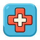 icon_transportation_medical_cross_cartoon icon preview