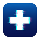 icon_transportation_medical_cross_digital_glitch icon preview