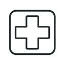 icon_transportation_medical_cross_line_art icon preview