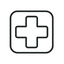 icon_transportation_medical_cross_minimal_outline icon preview