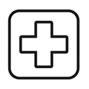 icon_transportation_medical_cross_monochrome icon preview