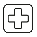icon_transportation_medical_cross_outline icon preview