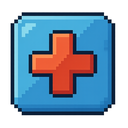icon_transportation_medical_cross_pixel_art icon preview