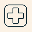icon_transportation_medical_cross_thin icon preview