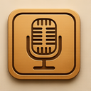 icon_transportation_microphone_embossed icon preview