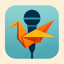 icon_transportation_microphone_origami icon preview