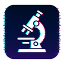 icon_transportation_microscope_digital_glitch icon preview